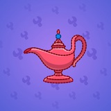 Genie Lamp #3908 Genie Lamp #3908