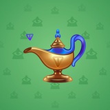 Genie Lamp #3936 Genie Lamp #3936
