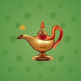 Genie Lamp #3950