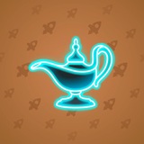 Genie Lamp #3951