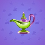 Genie Lamp #3962 Genie Lamp #3962