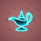 Genie Lamp #3996 Genie Lamp #3996