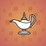 Genie Lamp #4013 Genie Lamp #4013