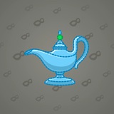 Genie Lamp #4029