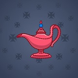 Genie Lamp #4051 Genie Lamp #4051