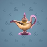 Genie Lamp #4058