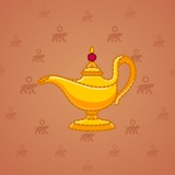 Genie Lamp #4076 Genie Lamp #4076
