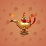 Genie Lamp #4105 Genie Lamp #4105