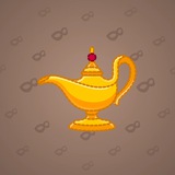 Genie Lamp #4107