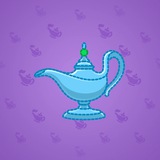 Genie Lamp #4125 Genie Lamp #4125
