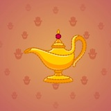 Genie Lamp #4140