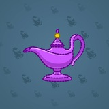 Genie Lamp #4148