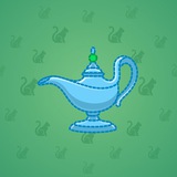 Genie Lamp #4182 Genie Lamp #4182