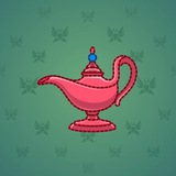 Genie Lamp #4183 Genie Lamp #4183