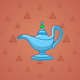 Genie Lamp #4195 Genie Lamp #4195