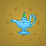 Genie Lamp #4196 Genie Lamp #4196