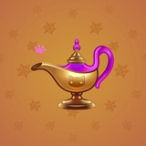 Genie Lamp #4197