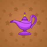 Genie Lamp #4203