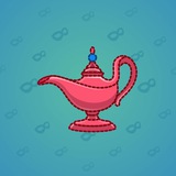 Genie Lamp #4210