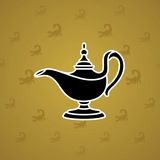 Genie Lamp #4253