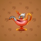 Genie Lamp #4291 Genie Lamp #4291