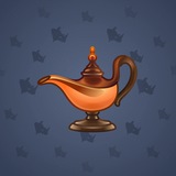 Genie Lamp #4292