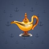 Genie Lamp #4294