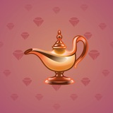Genie Lamp #4295 Genie Lamp #4295