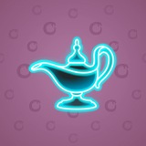 Genie Lamp #4296 Genie Lamp #4296