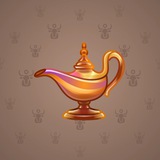 Genie Lamp #4297