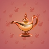 Genie Lamp #4303