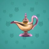 Genie Lamp #4309 Genie Lamp #4309