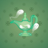 Genie Lamp #4320