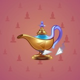 Genie Lamp #4330