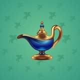 Genie Lamp #4331