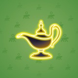 Genie Lamp #4342