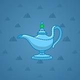 Genie Lamp #4371 Genie Lamp #4371