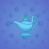 Genie Lamp #4372