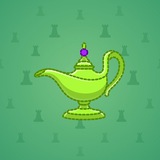 Genie Lamp #4376