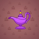 Genie Lamp #4377 Genie Lamp #4377