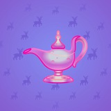 Genie Lamp #4378