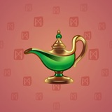 Genie Lamp #4432