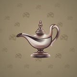 Genie Lamp #4450 Genie Lamp #4450