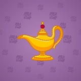 Genie Lamp #4463 Genie Lamp #4463