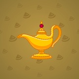 Genie Lamp #4480 Genie Lamp #4480