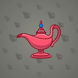 Genie Lamp #4485 Genie Lamp #4485