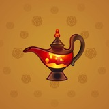 Genie Lamp #4490