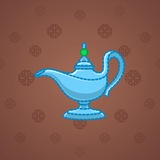 Genie Lamp #4494