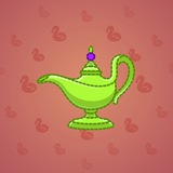 Genie Lamp #4499 Genie Lamp #4499