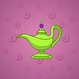 Genie Lamp #4505